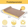 Kratzbretter Katze, 2 Stück Haltbar Kratzpappe für Katzen Produktbild-Vorschau 4