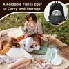 Tischventilator mit Fernbedienung 3 Geschwindigkeiten LED Produktbild-Vorschau 9