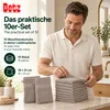Betz 10 Stück Waschhandschuhe 16x21 cm PALERMO 100% Produktbild-Vorschau 4