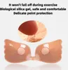 Damen Klebe BH, Beige, trägerloser Push up BH, rückenfreier Produktbild-Vorschau 3