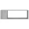 vidaXL Armoire TV Gris Sonoma 100x24x32 cm Bois composite - Voir les images du produit 6