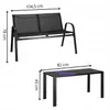Springos® 4-teilig Gartenmöbel Set für 4 Personen Tisch Produktbild-Vorschau 8