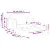 Best Möbel Kinder-Schlafsofa 2-Sitzer Rosa Weicher Plüsch Produktbild-Vorschau 3