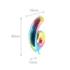 Folienballon Zahl 6 bunt 100 cm Produktbild-Vorschau 6