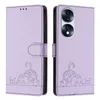 Leder Hülle für Honor 70 Pro Süße Katze Flip Case Produktbild-Vorschau 2