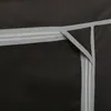 Textilní šatní skříň na oděvy, 68x45x148 cm, černá Náhled obrázku produktu 4