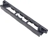 A dark gray plastic vacuum cleaner brush head part is shown against a white background. Produktbild-Vorschau