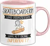 Skateboarderin Und Prinzessin Tasse Geschenk Für Eine Produktbild-Vorschau 1