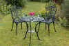 Merxx Gartenmöbelset Lugano 3tlg., 2 Sessel, Tisch Ø 70 cm, Produktbild-Vorschau 1