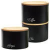 Klausberg set di contenitori da cucina caffè tè zucchero Anteprima dell’immagine prodotto 4