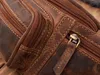 Herren Leder klassische Hüfte Nierentasche braun Vintage Produktbild-Vorschau 3