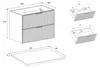 Rodan | Waschbeckenunterschrank Braun 80 cm - Tischplatte Produktbild-Vorschau 7