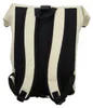 Beiger Rucksack BKR-113 aus Kunstleder mit Rolltop und Produktbild-Vorschau 4