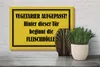 Holzschild Hinweis 30x20cm Vegetarier aufgepasst Schild Produktbild-Vorschau 4