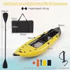 COSTWAY Kayak gonfiabile per 2 persone, canoa gonfiabile Anteprima dell’immagine prodotto 2