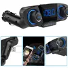 Collage of a car FM transmitter and its usage. Anteprima dell’immagine prodotto
