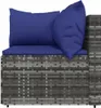 Garten Lounge Set mit Kissen Poly Rattan Polyrattan Produktbild-Vorschau 11