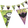 Halloween Wimpelkette Skelett 4–5 m – gruselige Deko für Produktbild-Vorschau 1