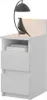 Comodino Vicco Monty Bianco 25 x 59.1 cm con 2 cassetti, Anteprima dell’immagine prodotto 5