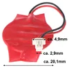 Pile CMOS CR2016 avec connecteur pour pile de secours au Voir les images du produit 10