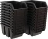 20x úložný box zásobník Organizér černý 115x85x60 mm Náhled obrázku produktu 1