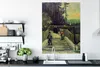 MuchoWow® Poster Schräger Weg in Montmartre - Vincent van Produktbild-Vorschau 3