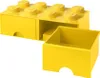 LEGO Schubladenbox STORAGE BRICK DRAWER 8 2 Schübe weiß Produktbild-Vorschau 2