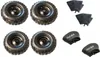 Komplettrad Kinderquadreifen Quadreifen Reifen 4er Set 2x Produktbild-Vorschau 1