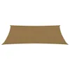 Design Sonnensegel 160 g/m² Taupe 5x7 m HDPE, Markisen 2024 Produktbild-Vorschau 3