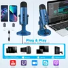 USB-condensatormicrofoon K66 voor PC, Mac, iPhone, iPad, Productafbeelding-voorbeeld 5