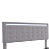 Čalouněná postel Flieks 140x200 cm s 2 USB, manželská Náhled obrázku produktu 9