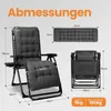 HOMECALL Zero Gravity Liegestuhl klappbar – Relaxliege mit Produktbild-Vorschau 2