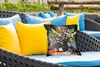 MuchoWow® Outdoor Kissen - Blumen - Tisch - Stilleben - Produktbild-Vorschau 4