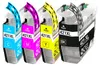 4er Pack Druckerpatronen 421 421XL kompatibel mit Brother Produktbild-Vorschau 1