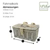 UNUS Fahrradkorb Fahrradtasche Weidenkorb Fahrrad vorne Produktbild-Vorschau 9