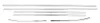 Listwy okienne do Hyundai i30 hatchback 2012-2017 stal Podgląd zdjęcia produktu 8