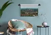 MuchoWow® Wandteppich Wandbehang Luftaufnahme des Tempels Produktbild-Vorschau 5