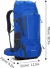 80L Outdoor Rucksack Camping Klettern Tasche Oxford Tuch Produktbild-Vorschau 3