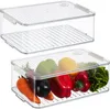 Relaxdays Kühlschrank Organizer, 2er Set, Produktbild-Vorschau 1