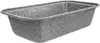 A loaf pan with a speckled granite coating. Voir les images du produit