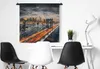 MuchoWow® Wandteppich Wandbehang New York - Orange - Brücke Produktbild-Vorschau 3