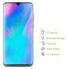 A smartphone screen protector with feature icons and text. Produktbild-Vorschau