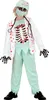 "Zombie Doktor" Halloween Kinderkostüm | Anzug Grün Weiß Produktbild-Vorschau 1
