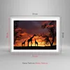 Gerahmtes Poster - Weißer Rahmen - Giraffe Afrika Sonne Produktbild-Vorschau 5