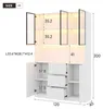 Flieks LED-beleuchtete Glasvitrine mit offenen Regalen, Produktbild-Vorschau 6
