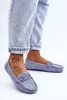 Damen Modische Wildleder Mokassins Blau Rabell 36 Produktbild-Vorschau 7