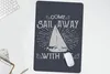 MuchoWow® Mauspad Mousepad Jahrgang - Segeln - Boot 40x60 Produktbild-Vorschau 5