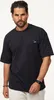 SOULSTAR Herren T-Shirt mit Stickerei Herren Oversize-Fit Produktbild-Vorschau 2