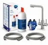 Bateria 3-drogowa VANTO INOX z wylewką w kształcie litery L Podgląd zdjęcia produktu 1