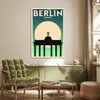 MuchoWow® Poster Berlin - Deutschland - Retro - Berlin Produktbild-Vorschau 3